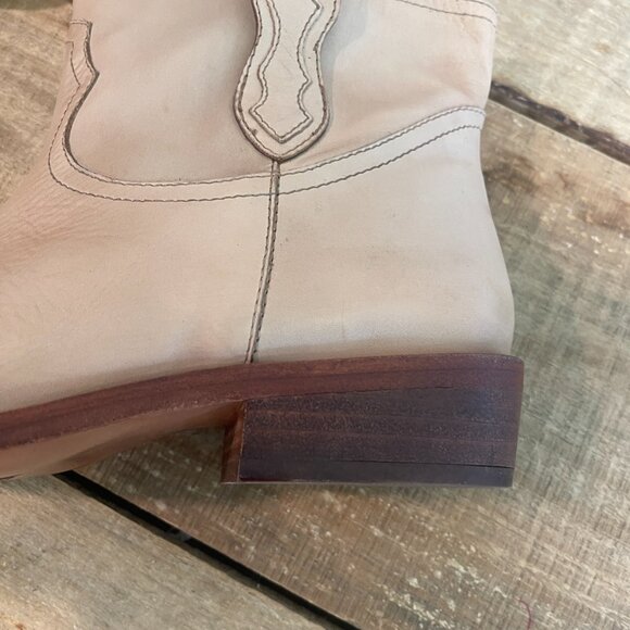 Free People Sunday Saloon Ankle Boots in Tan NEW Size 8 - Picture 10 of 13